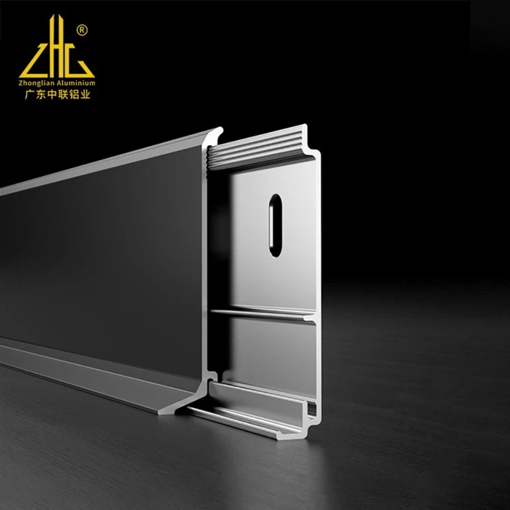 Aluminum Extrusion Baseboard Aluminum Skirting Profile